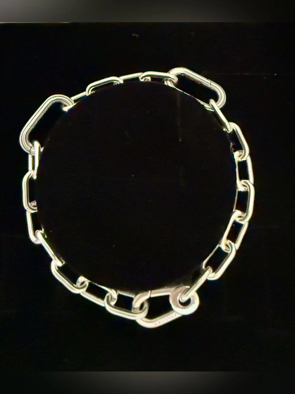Pandora Silver Chain Link Bracelet 6.3 inches - Picture 2 of 4